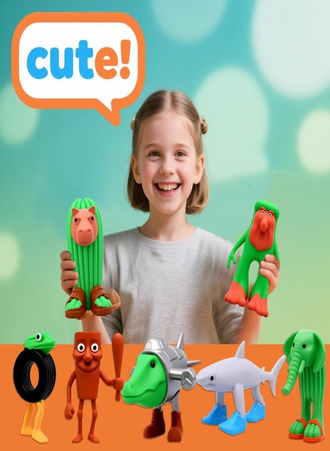 CHENZHOUZAI 24PCS Tralalero Tralala Toys, Tung Tung Sahur & More - Mini Collectible Brainrot Toys for Desk Decor, BRR BRR Patapim,Meme Shark Collectible Animals Figurine Doll (24Pcs) - Image 2